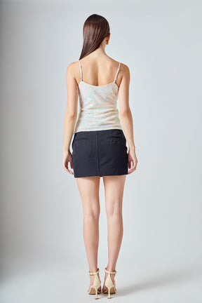 ENDLESS ROSE - Sequins Corsage Top - TOPS available at Objectrare