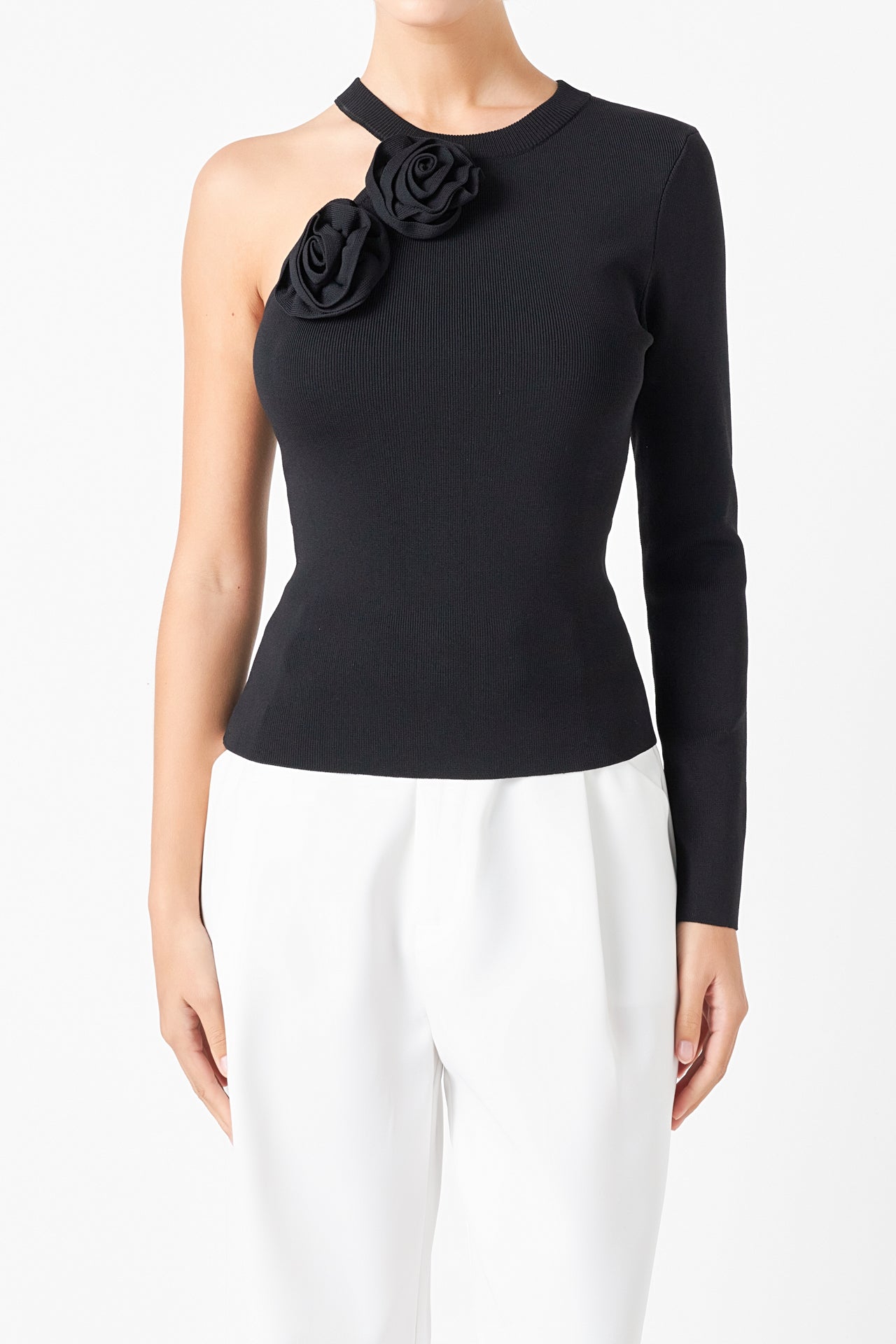ENDLESS ROSE - Rose Knit Top - TOPS available at Objectrare