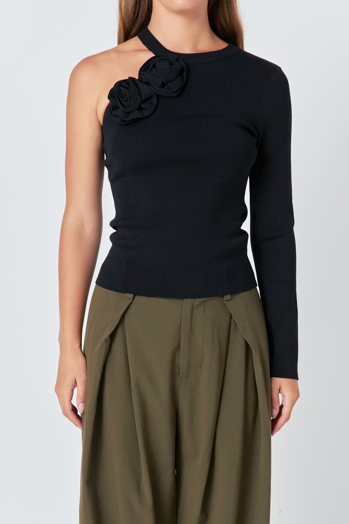 ENDLESS ROSE - Rose Knit Top - TOPS available at Objectrare