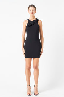 ENDLESS ROSE - Rose Knit Mini Dress - DRESSES available at Objectrare
