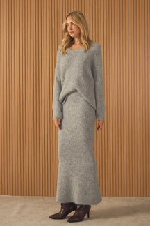 ENDLESS ROSE - Fuzzy Mermaid Maxi Skirt - SKIRTS available at Objectrare