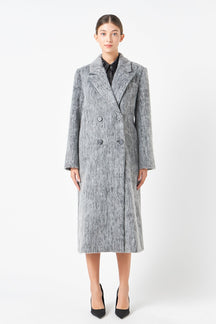 ENDLESS ROSE - Power Tailored Long Coat - COATS available at Objectrare