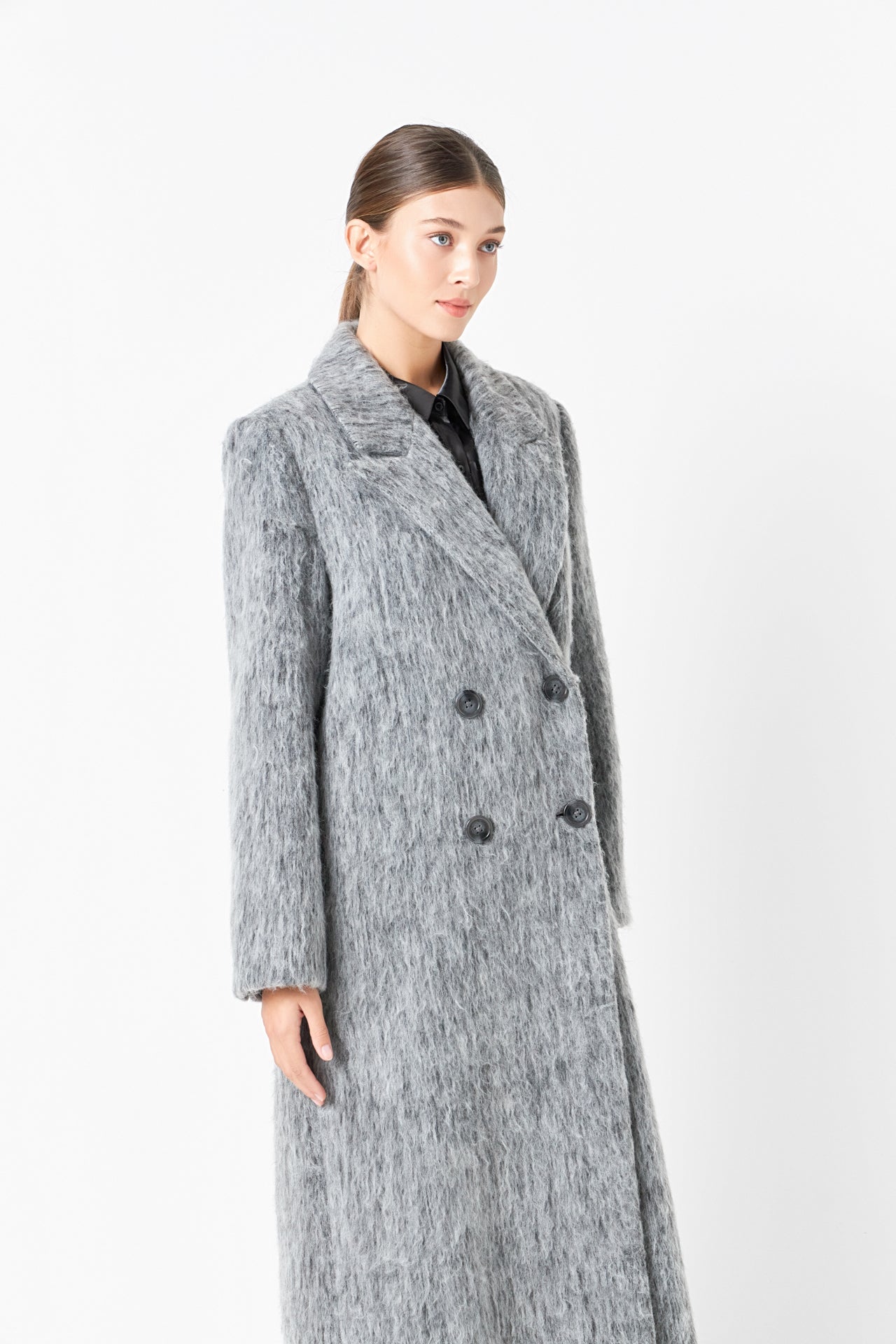 ENDLESS ROSE - Power Tailored Long Coat - COATS available at Objectrare