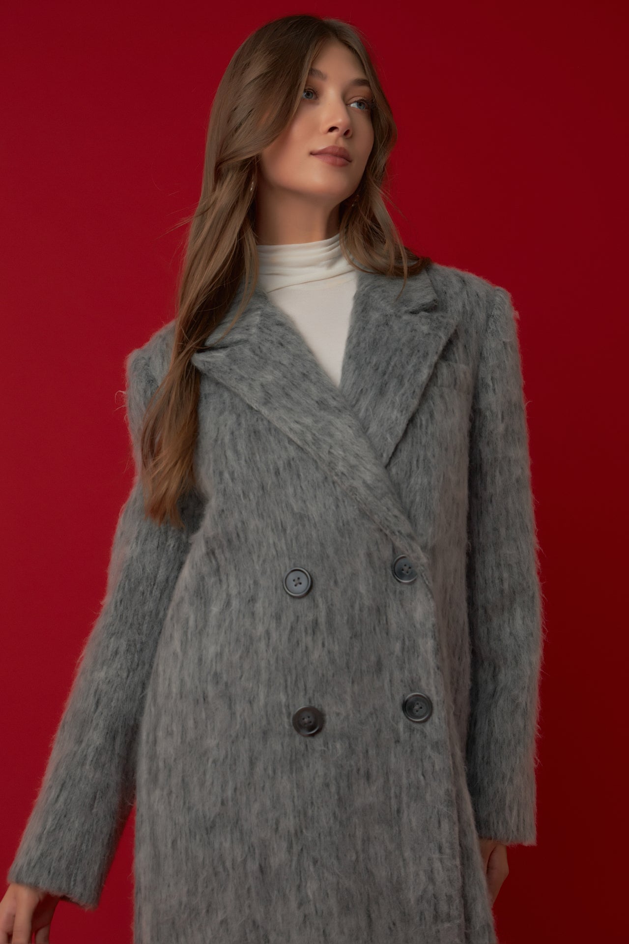 ENDLESS ROSE - Power Tailored Long Coat - COATS available at Objectrare