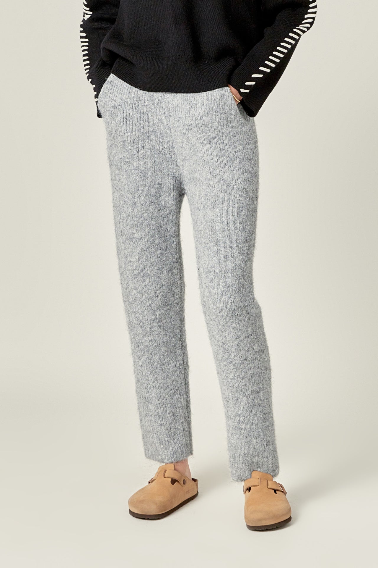 ENGLISH FACTORY - English Factory - Blend Sweater Jogger Pants - PANTS available at Objectrare