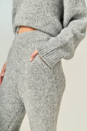 ENGLISH FACTORY - Blend Sweater Jogger Pants - PANTS available at Objectrare