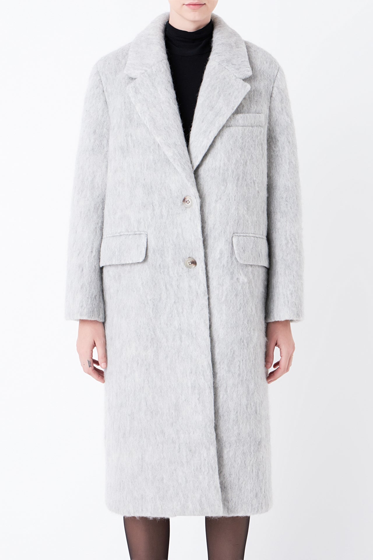 GREY LAB - Grey Lab - Oversize Single-breasted Long Coat - COATS available at Objectrare