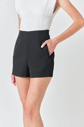 ENDLESS ROSE - High Waisted Shorts - SHORTS available at Objectrare