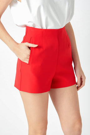 ENDLESS ROSE - Endless Rose - Super High Waisted Shorts - SHORTS available at Objectrare