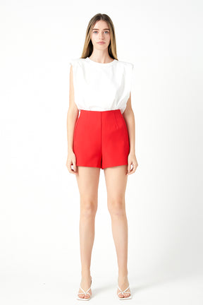 ENDLESS ROSE - High Waisted Shorts - SHORTS available at Objectrare