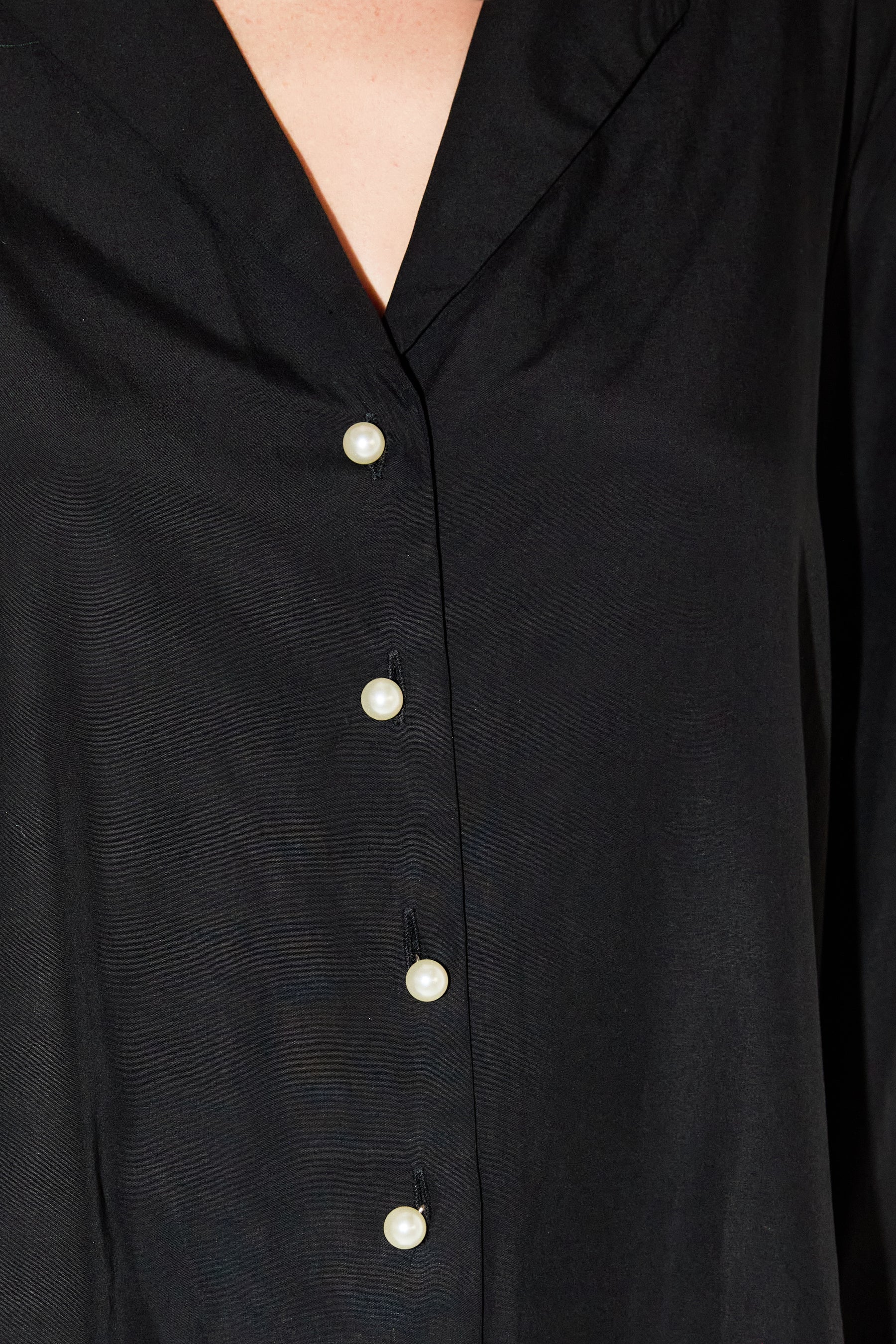 ENDLESS ROSE - Pearl Button Collared Shirt - SHIRTS & BLOUSES available at Objectrare