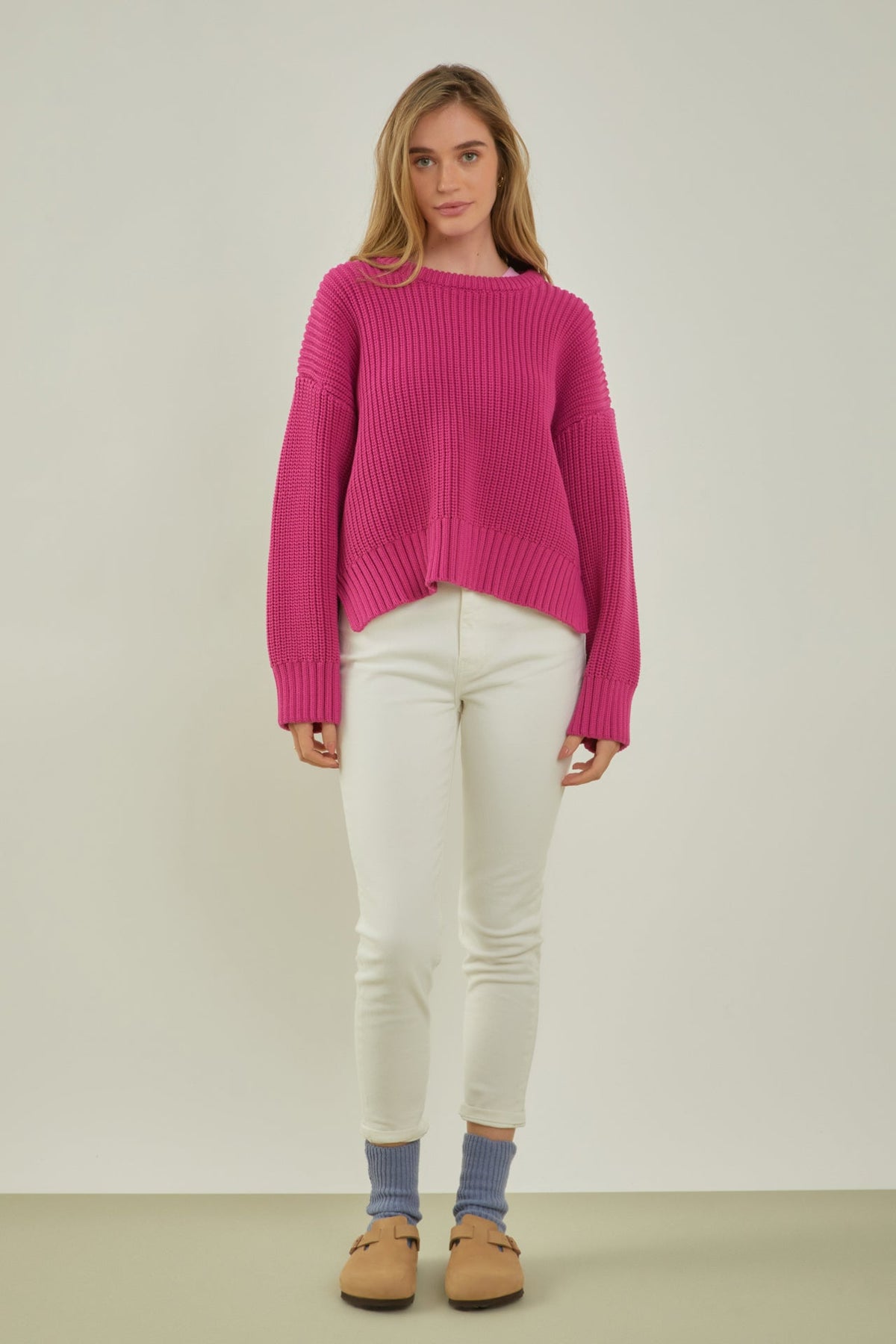 ENGLISH FACTORY - Oversize Ribbed Sweater - SWEATERS & KNITS available at Objectrare