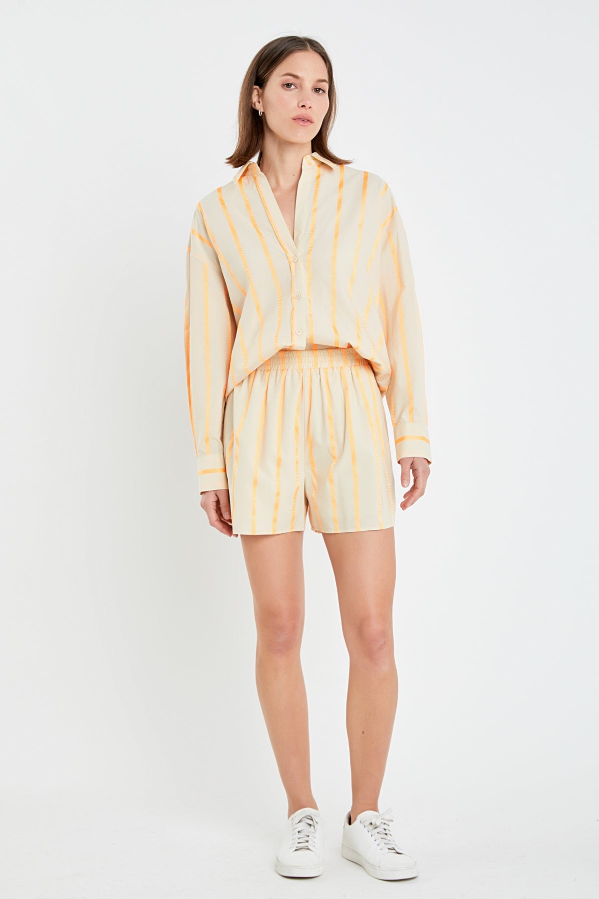 ENGLISH FACTORY - Tape Stripe Poplin Shirt - SHIRTS & BLOUSES available at Objectrare