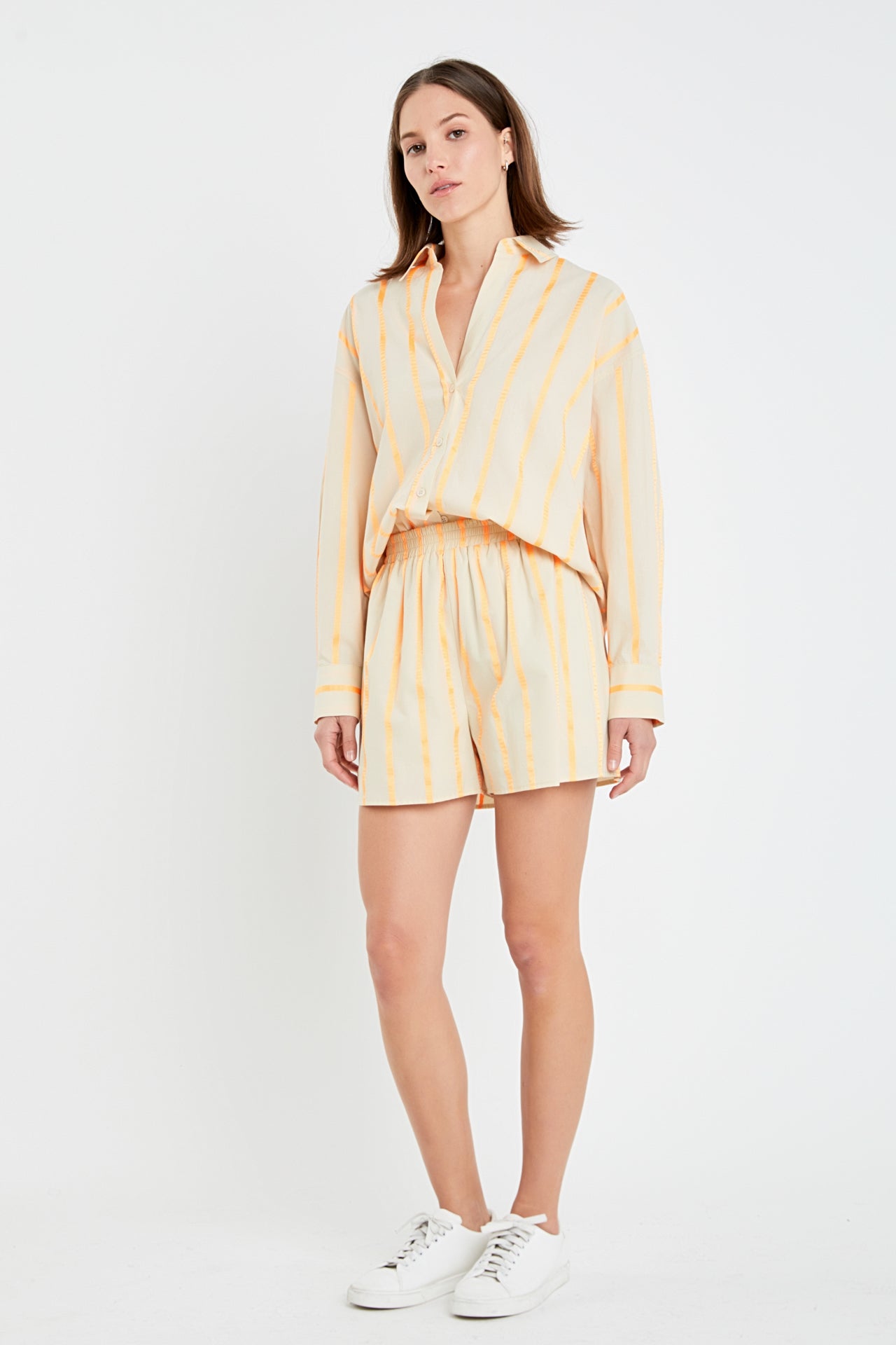 ENGLISH FACTORY - Tape Stripe Poplin Shirt - SHIRTS & BLOUSES available at Objectrare