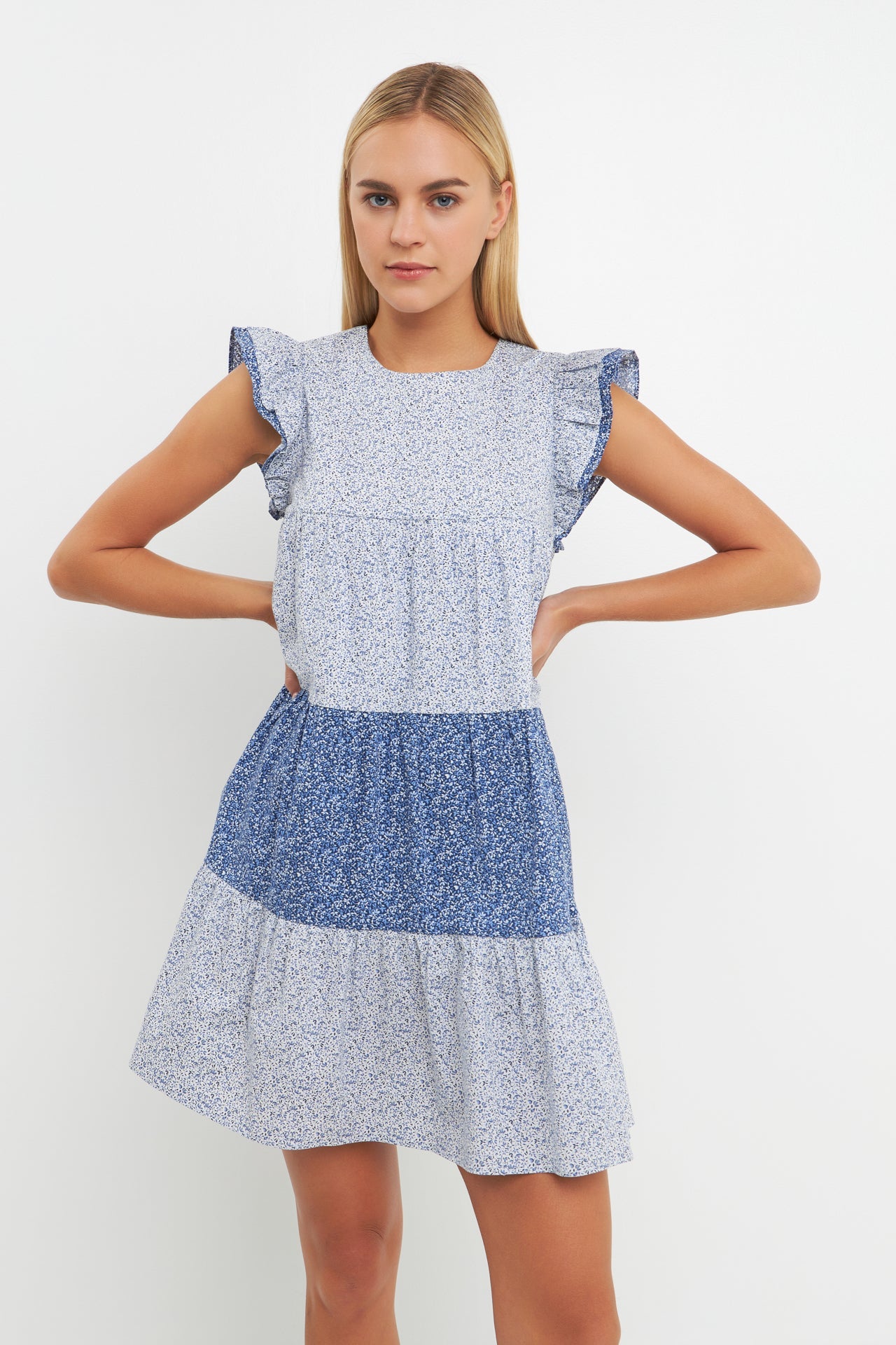 ENGLISH FACTORY - Floral Ruffled Dress - DRESSES available at Objectrare