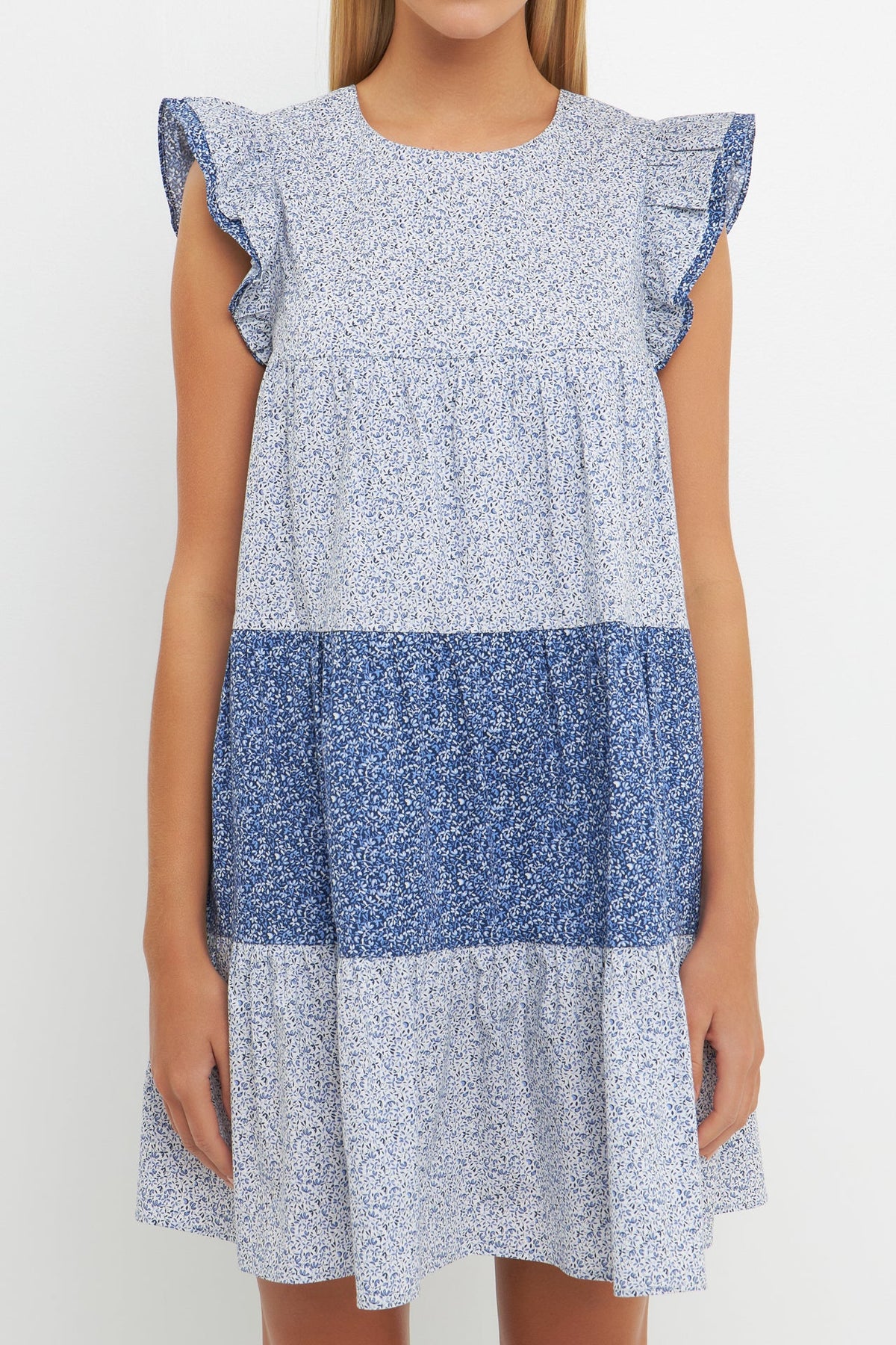 ENGLISH FACTORY - Floral Ruffled Dress - DRESSES available at Objectrare