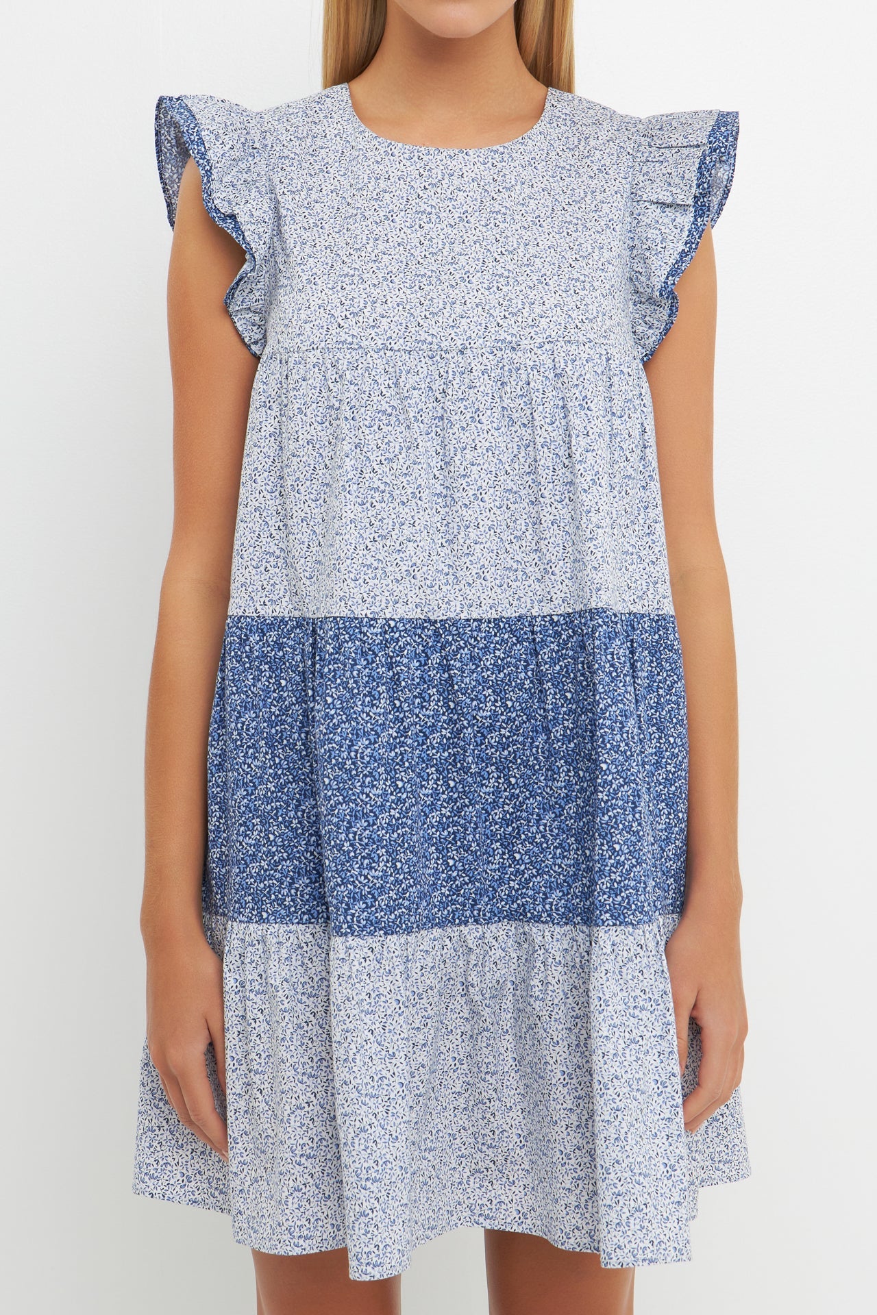 ENGLISH FACTORY - Floral Ruffled Dress - DRESSES available at Objectrare