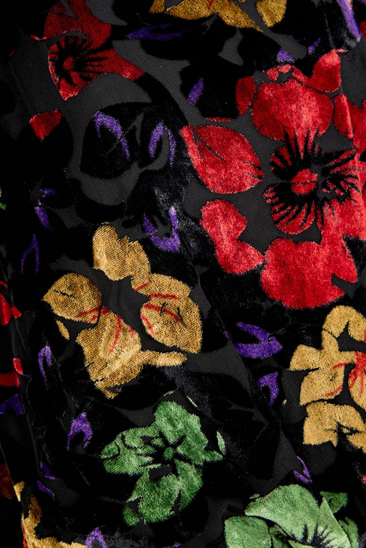 ENDLESS ROSE - Burnout Velvet Romper - ROMPERS available at Objectrare