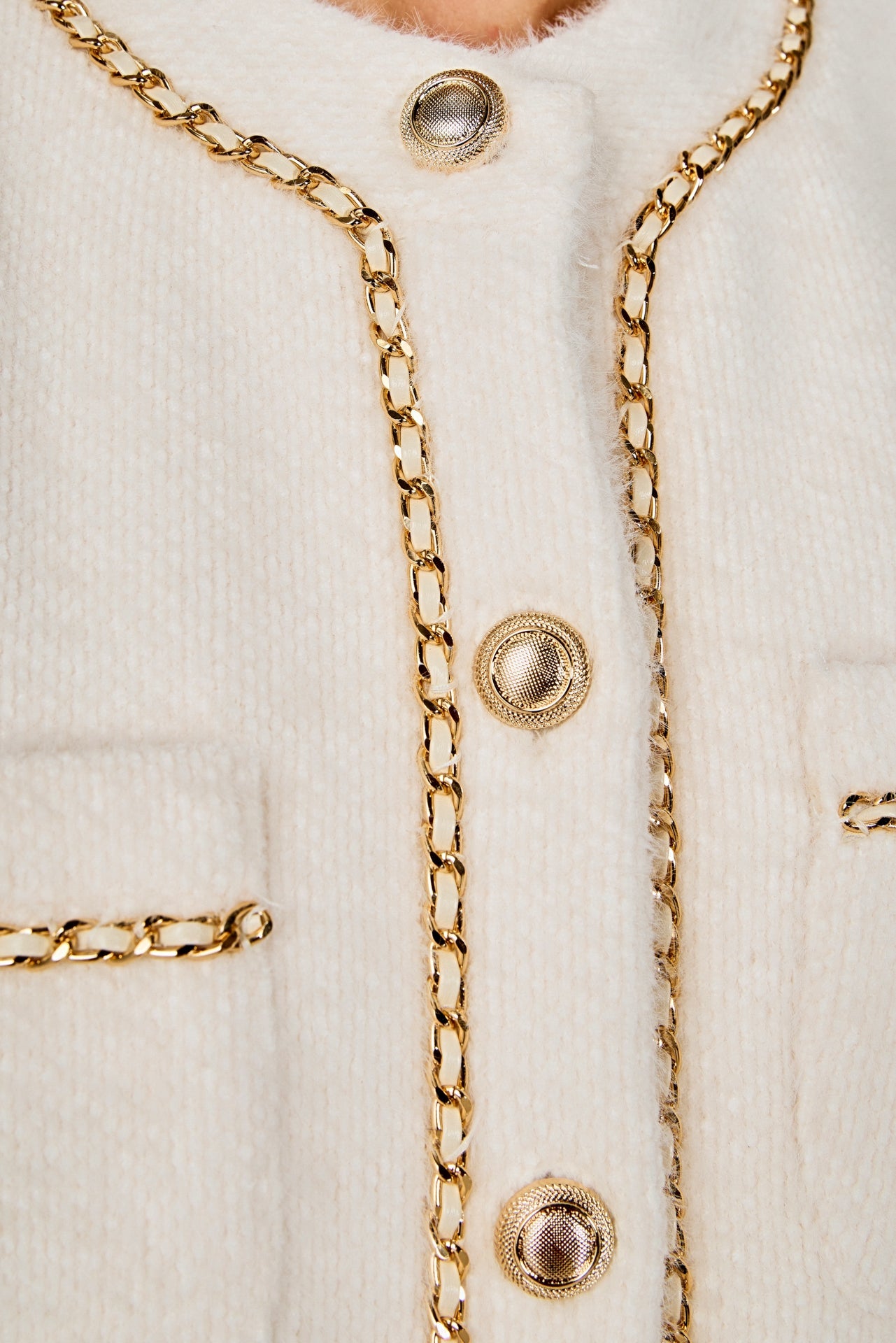 ENDLESS ROSE - Chain Trimmed Jacket - JACKETS available at Objectrare