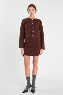 Knit Sweater Cardigan