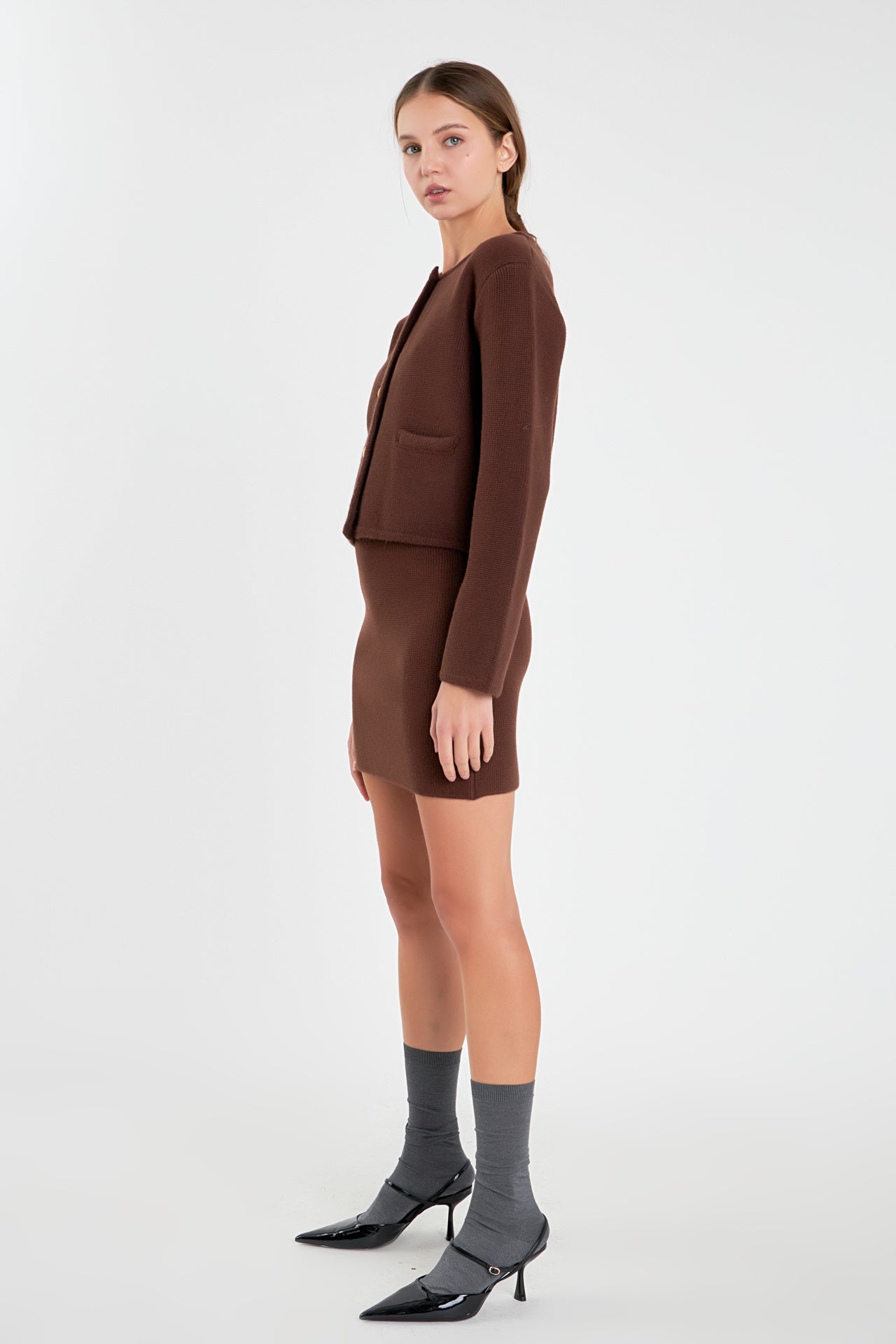 ENGLISH FACTORY - Knit Sweater Cardigan - SWEATERS & KNITS available at Objectrare