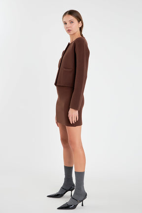 ENGLISH FACTORY - Knit Sweater Cardigan - SWEATERS & KNITS available at Objectrare