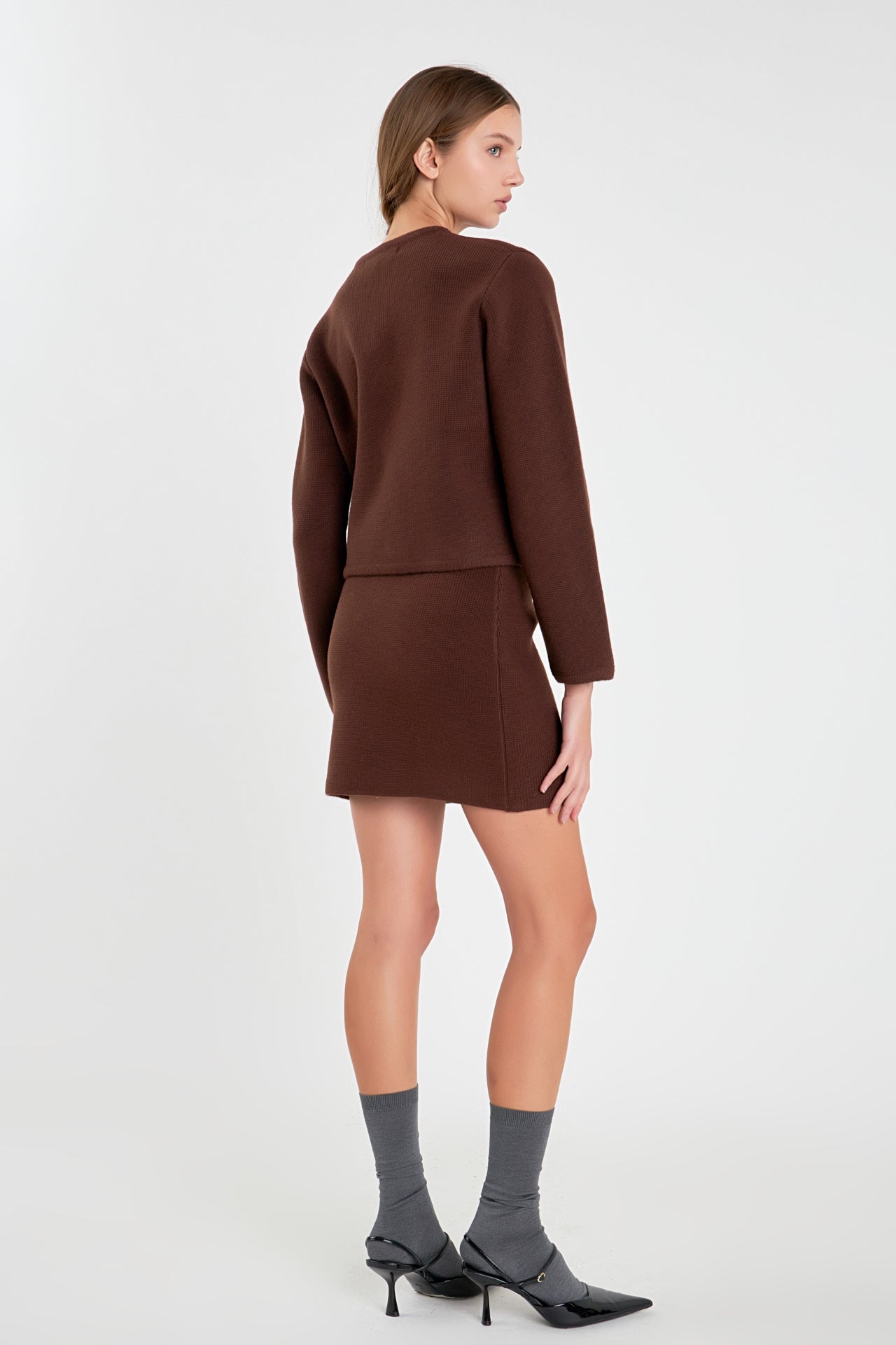 ENGLISH FACTORY - Knit Sweater Cardigan - SWEATERS & KNITS available at Objectrare