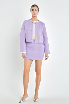 ENGLISH FACTORY - Knit Sweater Cardigan - SWEATERS & KNITS available at Objectrare