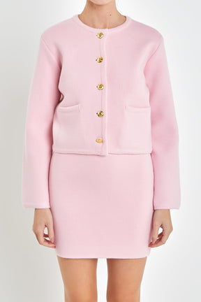 ENGLISH FACTORY - Knit Sweater Cardigan - SWEATERS & KNITS available at Objectrare
