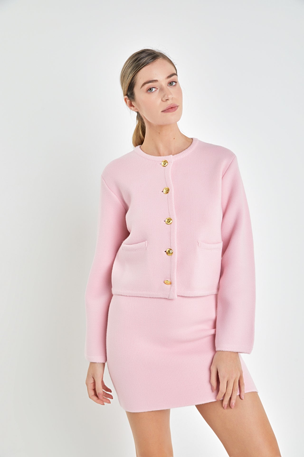 ENGLISH FACTORY - Knit Sweater Cardigan - SWEATERS & KNITS available at Objectrare