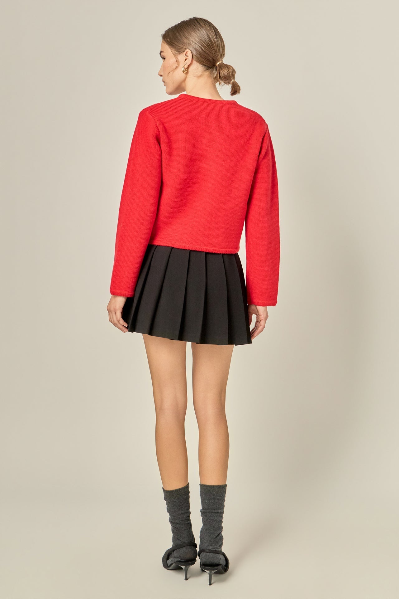 ENGLISH FACTORY - Knit Sweater Cardigan - SWEATERS & KNITS available at Objectrare