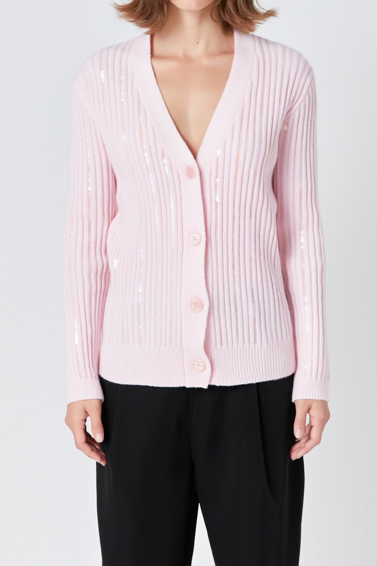 ENDLESS ROSE - Sequins Cardigan - SWEATERS & KNITS available at Objectrare