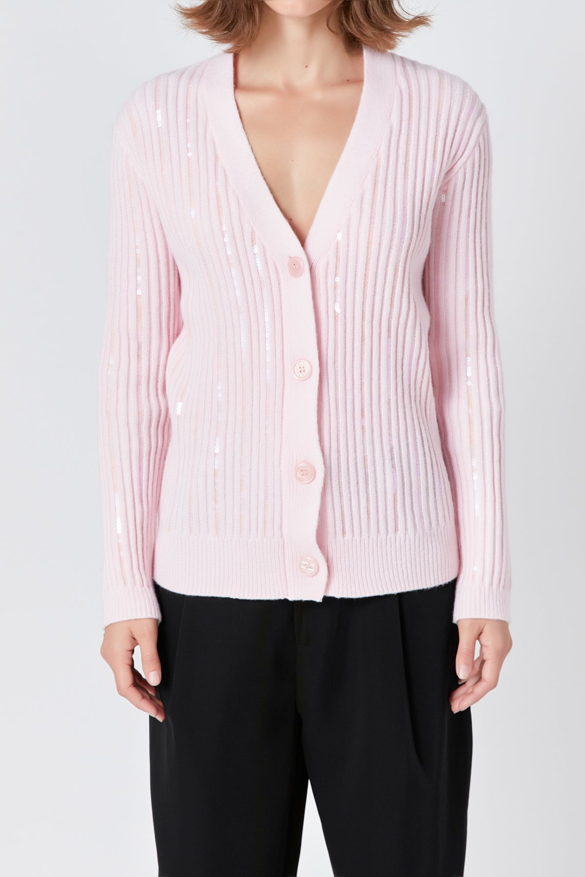 ENDLESS ROSE - Sequins Cardigan - SWEATERS & KNITS available at Objectrare