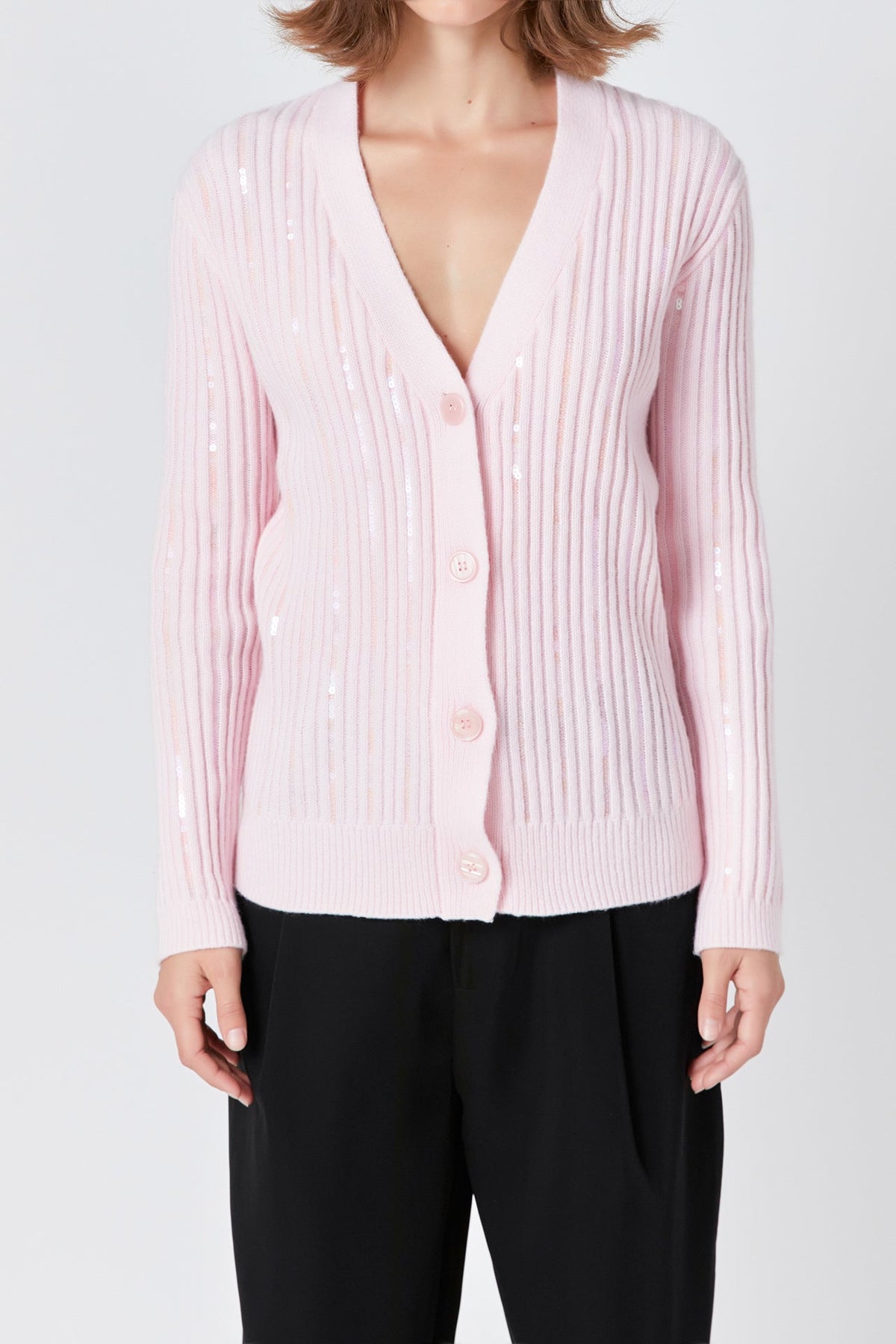 ENDLESS ROSE - Endless Rose - Sequins Cardigan - SWEATERS & KNITS available at Objectrare