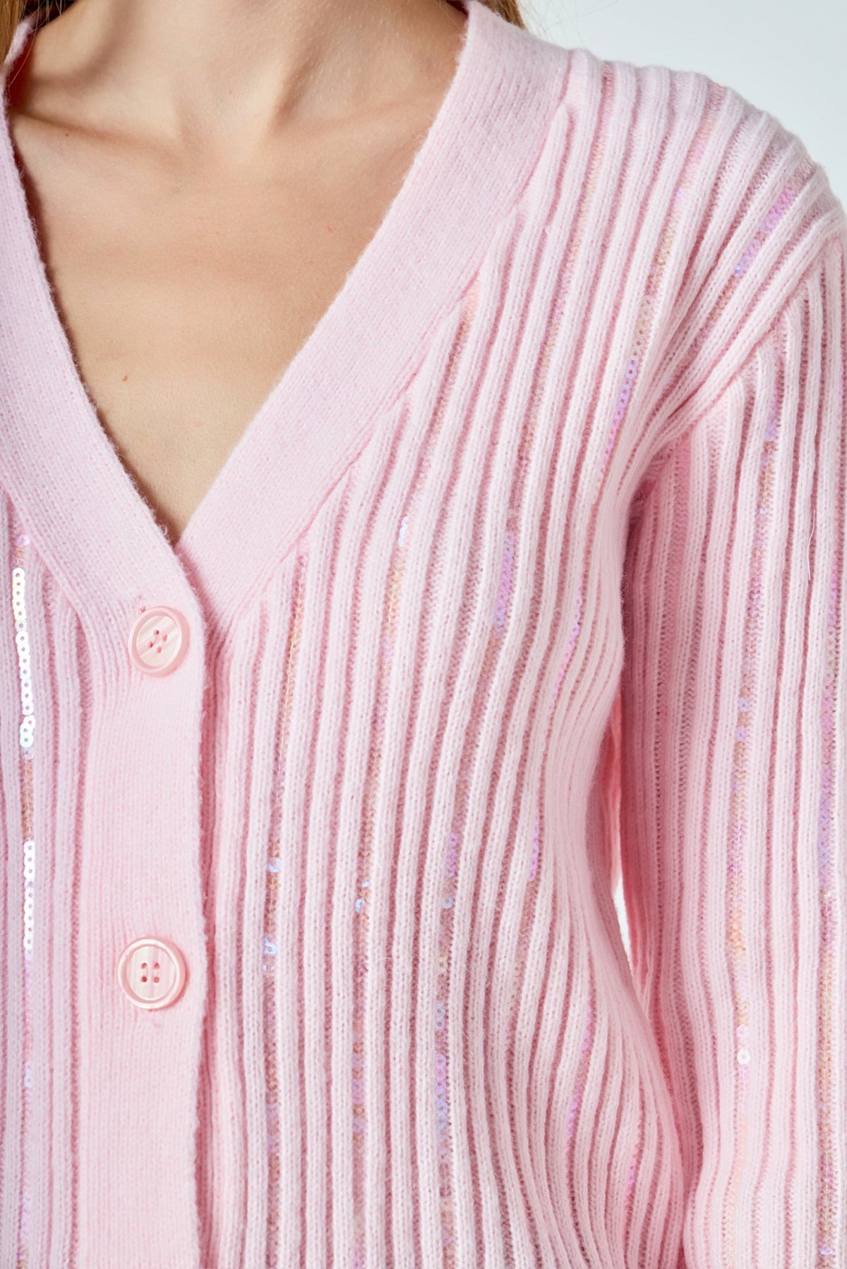 ENDLESS ROSE - Sequins Cardigan - SWEATERS & KNITS available at Objectrare