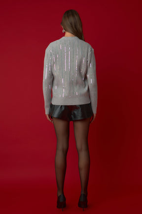 ENDLESS ROSE - Sequins Cardigan - SWEATERS & KNITS available at Objectrare