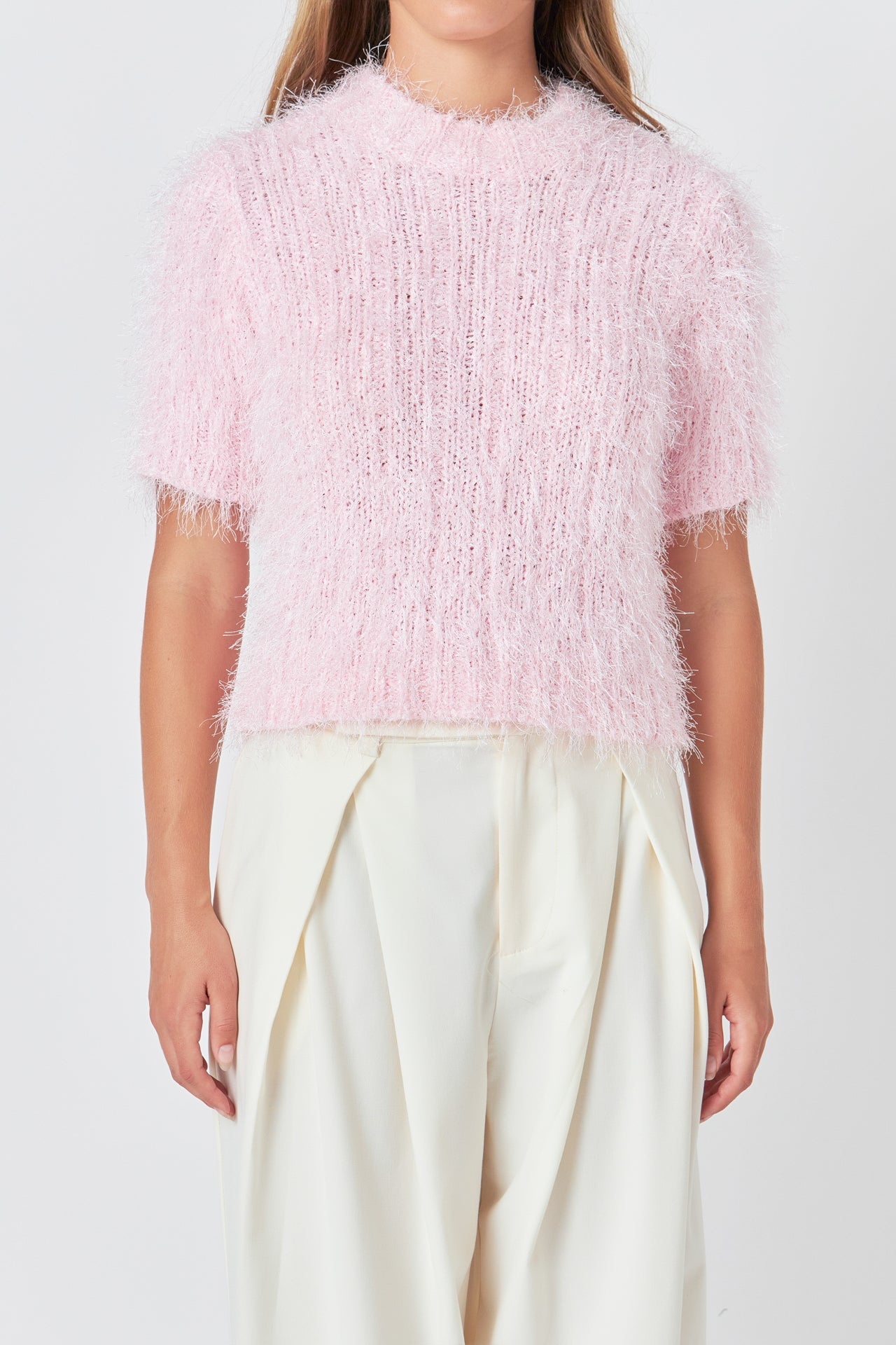 ENDLESS ROSE - Short Sleeve Sweater - SWEATERS & KNITS available at Objectrare