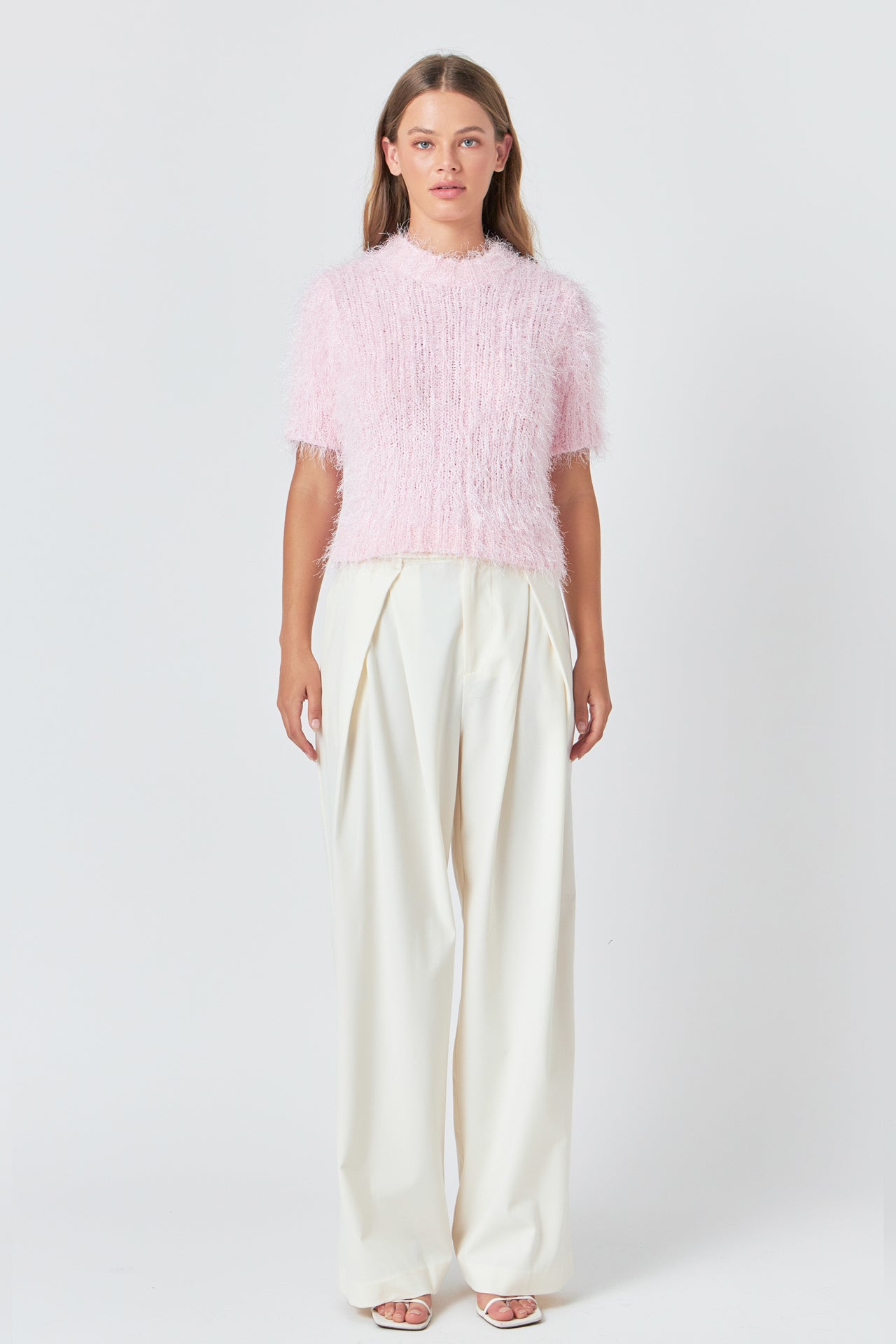 ENDLESS ROSE - Short Sleeve Sweater - SWEATERS & KNITS available at Objectrare