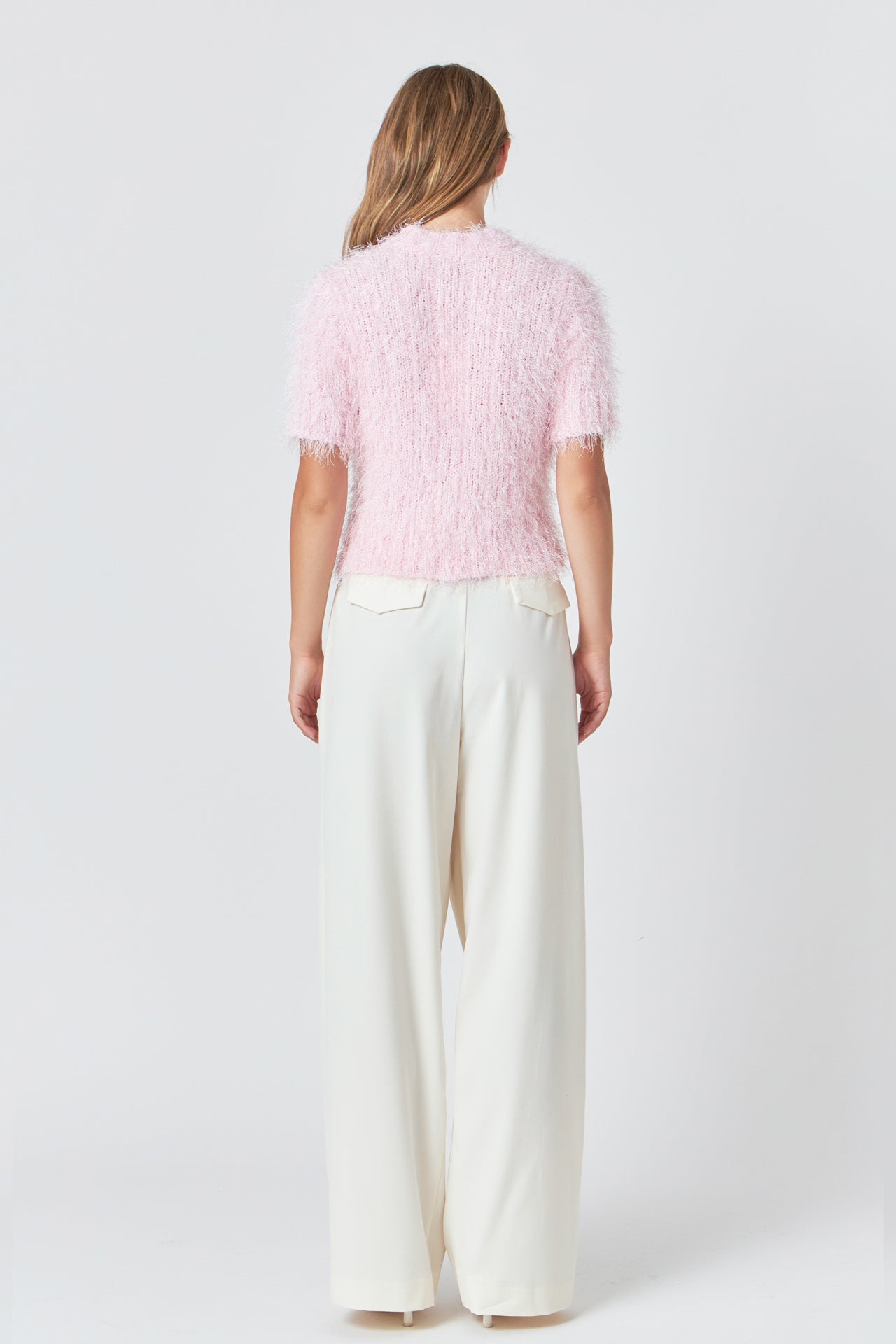 ENDLESS ROSE - Short Sleeve Sweater - SWEATERS & KNITS available at Objectrare