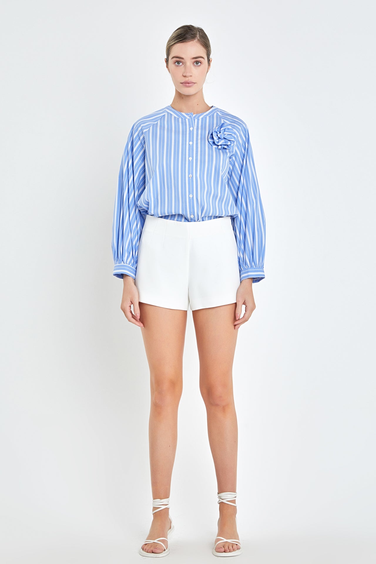 ENGLISH FACTORY - English Factory - Striped 3D Shirt - SHIRTS & BLOUSES available at Objectrare