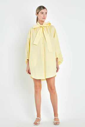 ENGLISH FACTORY - Billow Belted Mini Dress - DRESSES available at Objectrare