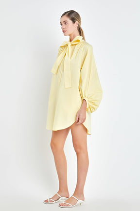 ENGLISH FACTORY - Billow Belted Mini Dress - DRESSES available at Objectrare