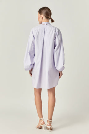 ENGLISH FACTORY - Billow Belted Mini Dress - DRESSES available at Objectrare