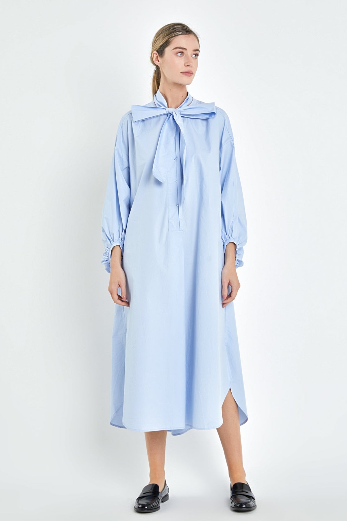 Billow Sleeve Maxi Dress