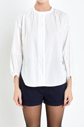 ENGLISH FACTORY - English Factory - Billow Sleeve Top - SHIRTS & BLOUSES available at Objectrare