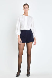 ENGLISH FACTORY - Billow Sleeve Top - BLOUSES available at Objectrare