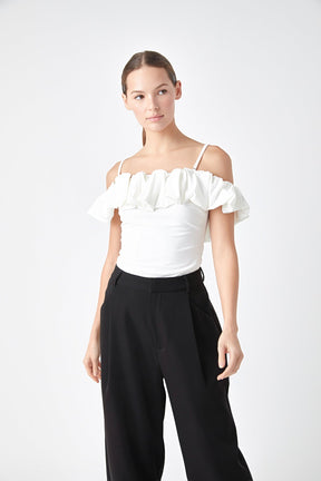 ENDLESS ROSE - Off Shoulder Bubble Top - TOPS available at Objectrare