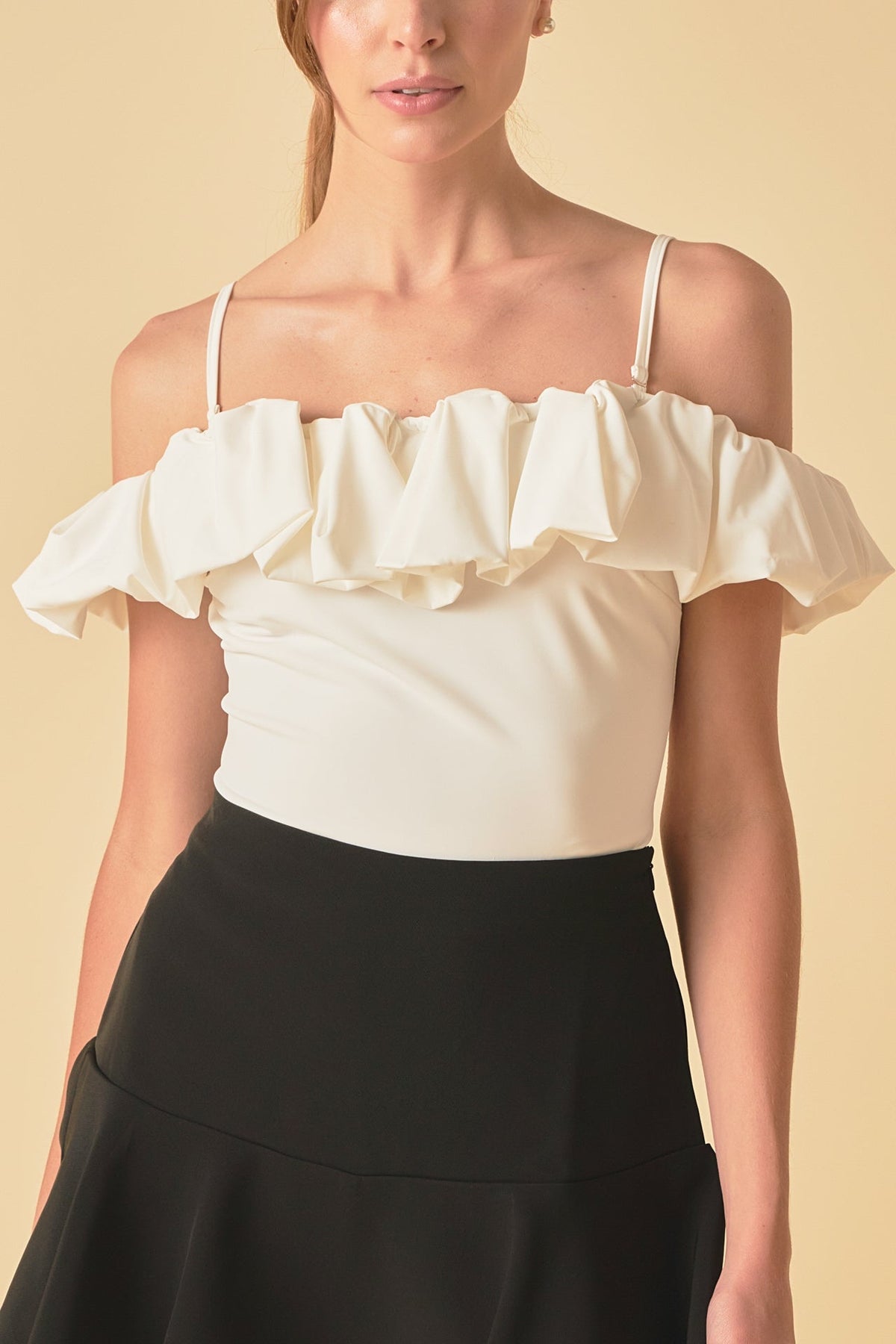 ENDLESS ROSE - Off Shoulder Bubble Top - TOPS available at Objectrare