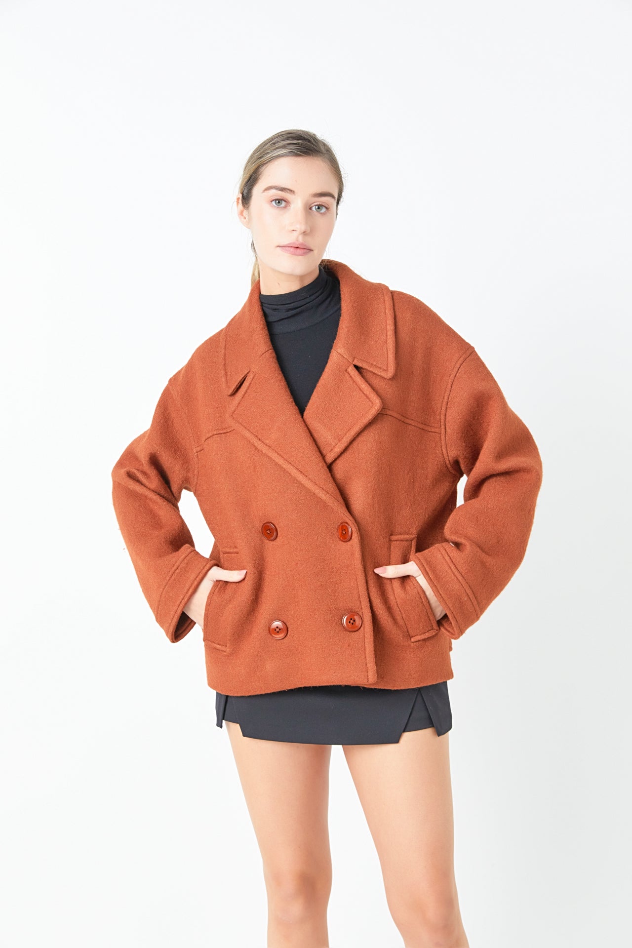 ENDLESS ROSE - Oversized Short Coat - JACKETS available at Objectrare