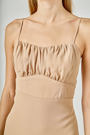 ENDLESS ROSE - Corset Bust Maxi Dress - DRESSES available at Objectrare